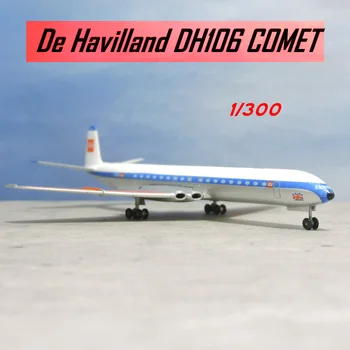 1/300 Отлитая под давлением модель самолета De Havilland Comet DH.106 Самолет 1949 года из сплава, коллекция статических дисплеев, подарочные игрушки для мальчиков