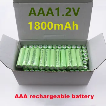 1 ~ 50ШТ 100% Оригинальная качественная аккумуляторная батарея AAA 1800 мАч 1.2 В AAA 1800 мАч Ni-MH аккумуляторная батарея 1.2 В 3A