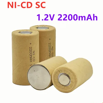 100% Новая аккумуляторная батарея Ni-CD SC, 2200 мАч, SC, 1,2 В, используется для шуруповерта Motian, электродрели, инструмента