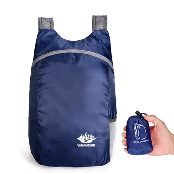 15-литровый легкий упаковываемый рюкзак, складной сверхлегкий уличный складной рюкзак, дорожный рюкзак, спортивная сумка для мужчин и женщин