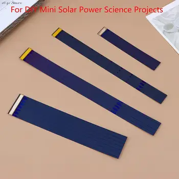 1x Тонкопленочная солнечная панель для маломощной электроники Интернета вещей, зарядное устройство для аккумулятора, гибкая солнечная батарея, мини-проекты по солнечной энергии, сделанные своими руками