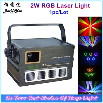 2 Вт RGB Анимационный Лазерный Сканер 30K 2 Вт Полноцветный Лазерный Проектор С Мультяшным Рисунком Для DJ Диско-Клуба С Программным Обеспечением I Show