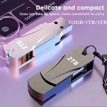 2023 Портативный Мини-SSD Жесткий Диск 3.1 Высокоскоростной Флэш-Накопитель 512G USB ФЛЕШ-НАКОПИТЕЛЬ Внешняя Флэш-Память Для Ноутбука Настольный Новый