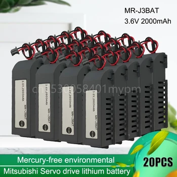 20ШТ 100% Оригинальный MR-J3BAT C119A 3,6 В 2000 мАч Li-on PLC Аккумуляторный блок MR-J3BAT CNC System M70 Servo