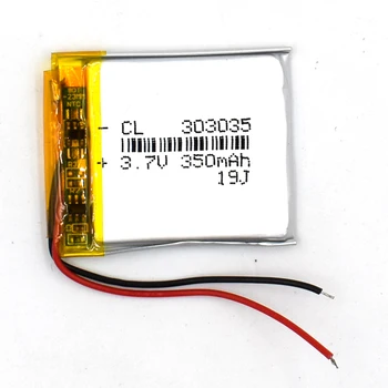 3,7 В 350 мАч 303035 Литий-полимерная аккумуляторная батарея Li Po ion для GPS Bluetooth MP3 MP4 033035