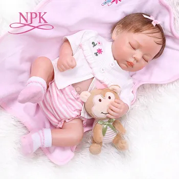 48 СМ bebe реалистичный возрожденный мягкий слайсон для всего тела реалистичный спящий ребенок ручная детальная роспись Анатомически Правильная