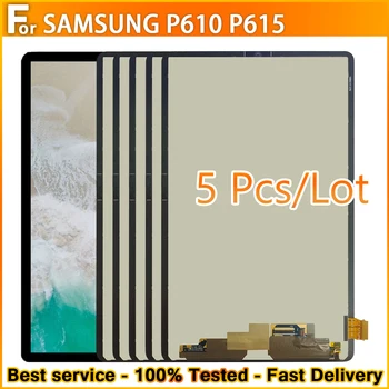 5 шт./Оригинальная замена Для Samsung Galaxy Tab S6 Lite 10.4 P610 P615 P615N P617 ЖК-дисплей с сенсорным экраном в сборе 100% Тест