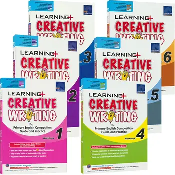 6 шт./компл. Рабочая тетрадь по творческому письму SAP Learning для 1-6 классов начальной школы, тетради для помощника учителя