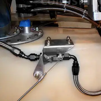 AN4 Поворотный масляный шланг Съемный из нержавеющего алюминиевого сплава Изогнутый поворотный масляный фитинг Адаптер Инструменты для автомобиля