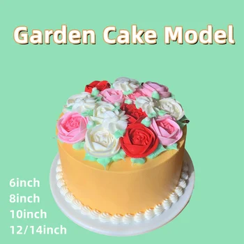 Greasource 1: 1 Моделирование хлеба для торта в розовом саду, модель кафе, дисплей, желейный десерт, реквизит для пекарни