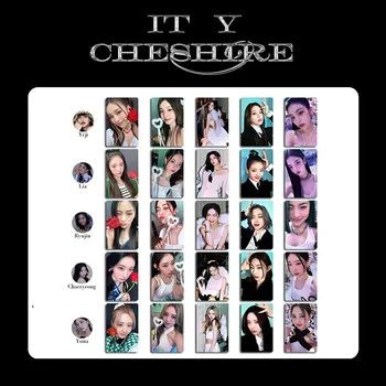 Kpop Idol 5 шт./компл. Карты Lomo, фотокарточки ITZY Cheshire, фотокарточка, открытка для коллекции фанатов