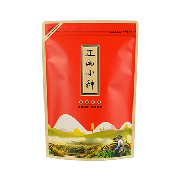 Lapsang Souchong Черный чай Крафт-бумажный пакет на молнии, герметичный самонесущий пакет без упаковки