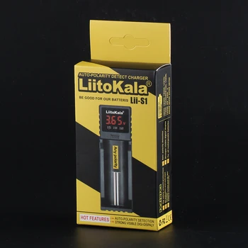 LiitoKala lii-S1 18650 Зарядное Устройство Для 26650 16340 RCR123 14500 LiFePO4 1,2 В Ni-MH Ni-Cd Перезаряжаемый Аккумулятор смарт-зарядное устройство