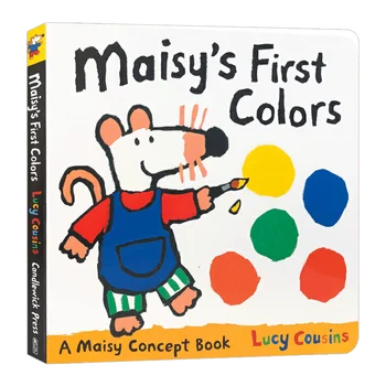 Maisy's First Colors, Люси Казинс, Детские книжки для детей 3, 4, 5, 6 лет, английские книжки с картинками, 9780763668044