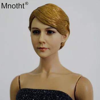 Mnotht 1/6 Масштаб Женской Головы Sculpt KM13-46 игрушка Кэри Маллиган С Короткими Волосами, Вырезающая Голову Девушки, Модель для 12 