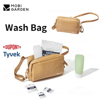 MOBI GARDEN Дорожная сумка для мытья на открытом воздухе, 92 г, сверхлегкая водонепроницаемая сумка для мужчин/женщин, диагональная сумка для макияжа в деловой поездке, устойчивая к загрязнениям