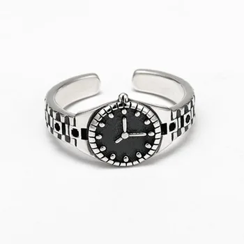 PANJBJ Серебряное кольцо из стерлингового серебра 925 пробы для женщин, подарок для вечеринки, регулируемый Специально для дропшиппинга ювелирных изделий