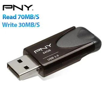 PNY 128 гб USB3.0 Флэш-накопитель Карта U диск usb Флэш-накопитель памяти Чтение 70 МБ / С Запись 30 МБ / С TA4 64 ГБ 128 ГБ 256 ГБ Memoria usb-накопитель