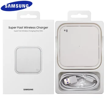 SAMSUNG 15W Wireless Fast Charger EP-P2400 беспроводная зарядная база для Galaxy S22/S22 Ultra Для Google Pixel 7 Pro Для iPhone 14