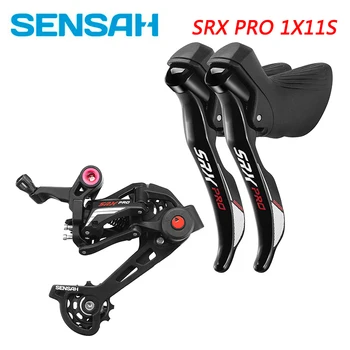 SENSAH SRX PRO 1x11 Speed 11s Road Bike Groupset STI R/L Переключатель передач + Задние переключатели Гравийные велосипеды Велокросс