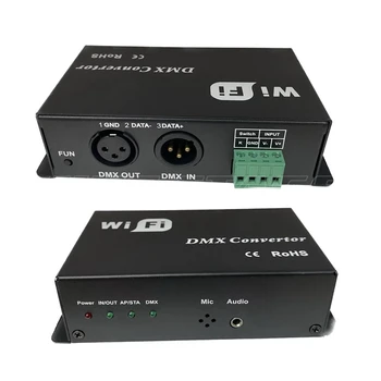 WIFI DMX Конвертер Для Светодиодных Ламп Сценического Освещения