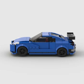 Автомобиль MOC Technique Nissan GT-R Speed Champions Rally, набор строительных блоков, игрушки для детского подарка