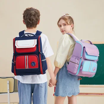 Английский стиль Студенческий детский рюкзак Школьные сумки для мальчиков-подростков Bagpack Mochila Водонепроницаемые дорожные рюкзаки Детская сумка для книг