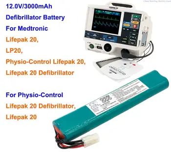  Батарея Дефибриллятора емкостью 3000 мАч для Дефибриллятора Medtronic/Physio-Control Lifepak 20, LP20, Lifepak 20