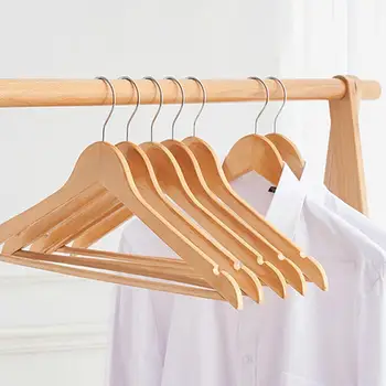 Вешалки для рубашек Деревянные вешалки Groove Design, Деревянная вешалка для рубашек, вешалки для сушки одежды