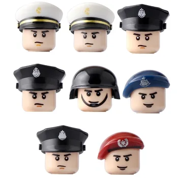 Городская серия Корпус морской пехоты Гонконга, полиция Гонконга, Макао, строительные блоки, мини-фигурка, игрушка
