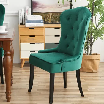 Деревянные обеденные стулья в европейском стиле, домашняя спинка, кресло для переговоров, диван для ресторана Nordic, стул для кухни