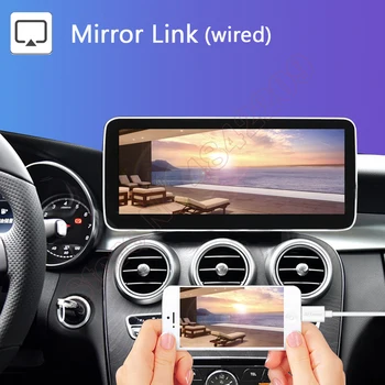 Для Mercedes-Benz GLK X204 NTG4.5/4.7 Декодер Коробка Apple Беспроводной Модуль Carplay Android Радио Экран MB Видео Зеркальная Ссылка