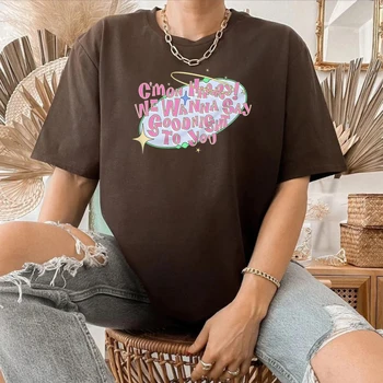 Женская эстетическая футболка Y2k Love on Tour в винтажном стиле 90-х, TPWK, Графическая Футболка, Милая женская Ретро-футболка Y2k, Кавайные Летние Топы в стиле Харадзюку