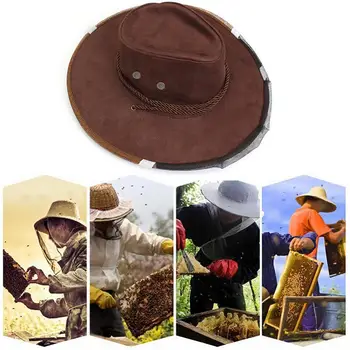 Защитная шляпа для пчеловодства, маска для защиты от пчел, шляпа, сетка для защиты от мух, Ковбойская кепка