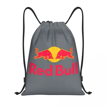Изготовленные на заказ Красные сумки с двойным бычьим шнурком для мужчин И женщин, Легкий рюкзак для хранения в спортивном зале