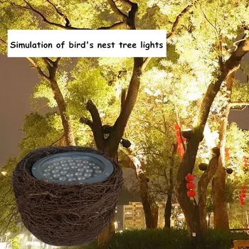 Имитация иллюминации Птичьего гнезда Огни на деревьях Украшения деревьев Наружные прожекторы Съемка Освещение дерева Лампа Bird's Nest 54 Вт