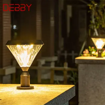 Классический настенный наружный светильник DEBBY Solar LED Водонепроницаемый светильник на столбе для дома, патио, веранды