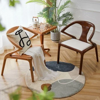 Кухонные минималистичные Современные обеденные стулья Скандинавского дизайна Винтажные обеденные стулья Office Relax Sillas Comedores Современная мебель