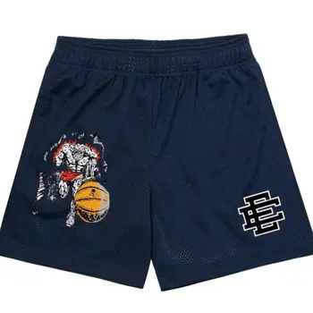 Летние Новые Модные Спортивные шорты американского бренда EE, Пятые брюки, Баскетбольные шорты для бега, Быстросохнущие Дышащие шорты для мужчин