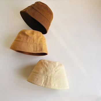 Летняя детская солнцезащитная шляпа с защитой от ультрафиолета на открытом воздухе, детская панама, Ветрозащитная Детская солнцезащитная шляпа Рыбака для малышей, панамка для мальчиков и девочек