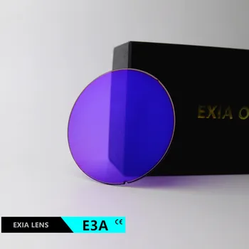 Линзы солнцезащитных очков EXIA E3A фиолетового цвета SHMC с антибликовым покрытием UVA Базовая кривая 0,5