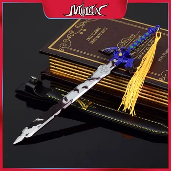 Меч Hyrule Fantasy Weapon Master 22 см, игровая модель из сплава с брелоком, Японская Королевская стальная Катана, аниме-игрушки-самураи, нож в подарок