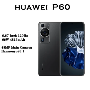 Мобильный Телефон HUAWEI P60 4G HarmonyOS 3.1 Snapdragon 8 + Gen 1 Восьмиядерный 6.67 Дюймовый OLED 66W SuperCharge 48MP Тройные Камеры HUAWE