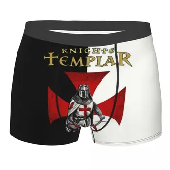 Нижнее белье Knight Templar Для мужчин с сексуальным принтом на заказ Crusades Knights Christian Warrior Боксерские шорты Трусики