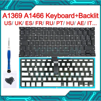 Новая клавиатура для ноутбука с подсветкой, винтовые инструменты для Macbook Air 13 