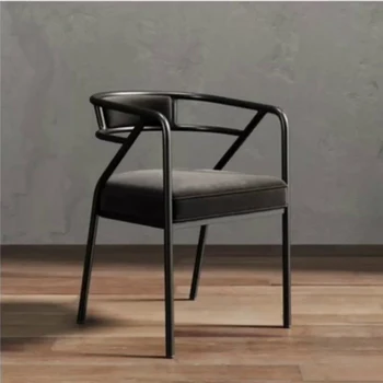 Обеденный стол, стулья, Дизайнерский салонный стул, Современная столовая, Скандинавские шезлонги с поперечными рычагами, Salle Manger, Мебель для дома KTY016