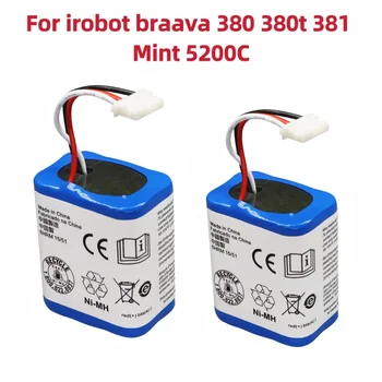 Оригинальный аккумулятор 7,2 В 2500 мАч для iRobot Roomba Braava 380 380T Mint 5200c Ni-MH 2,5Ач