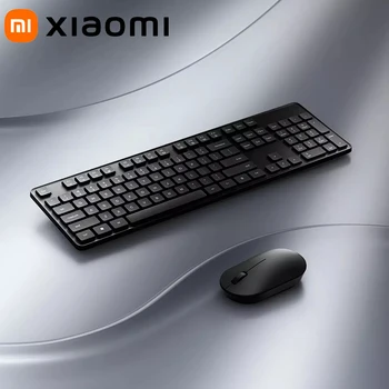 Оригинальный набор беспроводной клавиатуры и мыши Xiaomi, 2 интерфейса USB-A, 104 клавиши беспроводного подключения 2,4 ГГц, сочетания клавиш Fn Office