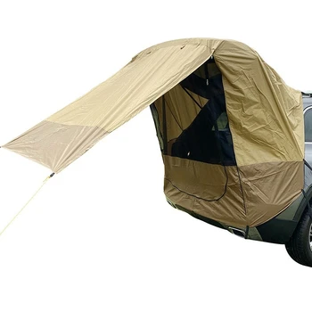 Палатка для багажника автомобиля, солнцезащитный козырек, Непромокаемый тент, Тент для задней двери, козырек для самостоятельного вождения автомобиля, барбекю, кемпинг на открытом воздухе