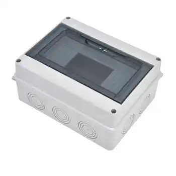 Пластиковая распределительная коробка IP65, водонепроницаемая распределительная коробка, распределительная коробка, 8-позиционный наружный электрический распределительный футляр для автоматического выключателя